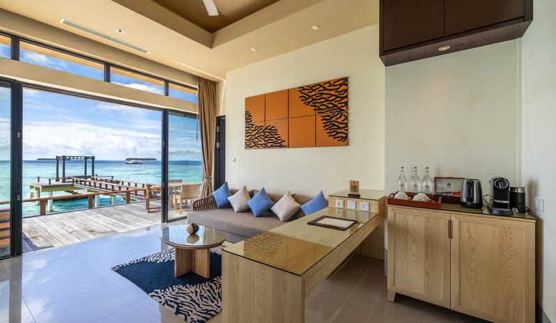 Angsana Velavaru_Deluxe InOcean Two Bedroom Pool Villa_Interior_Living Area_1